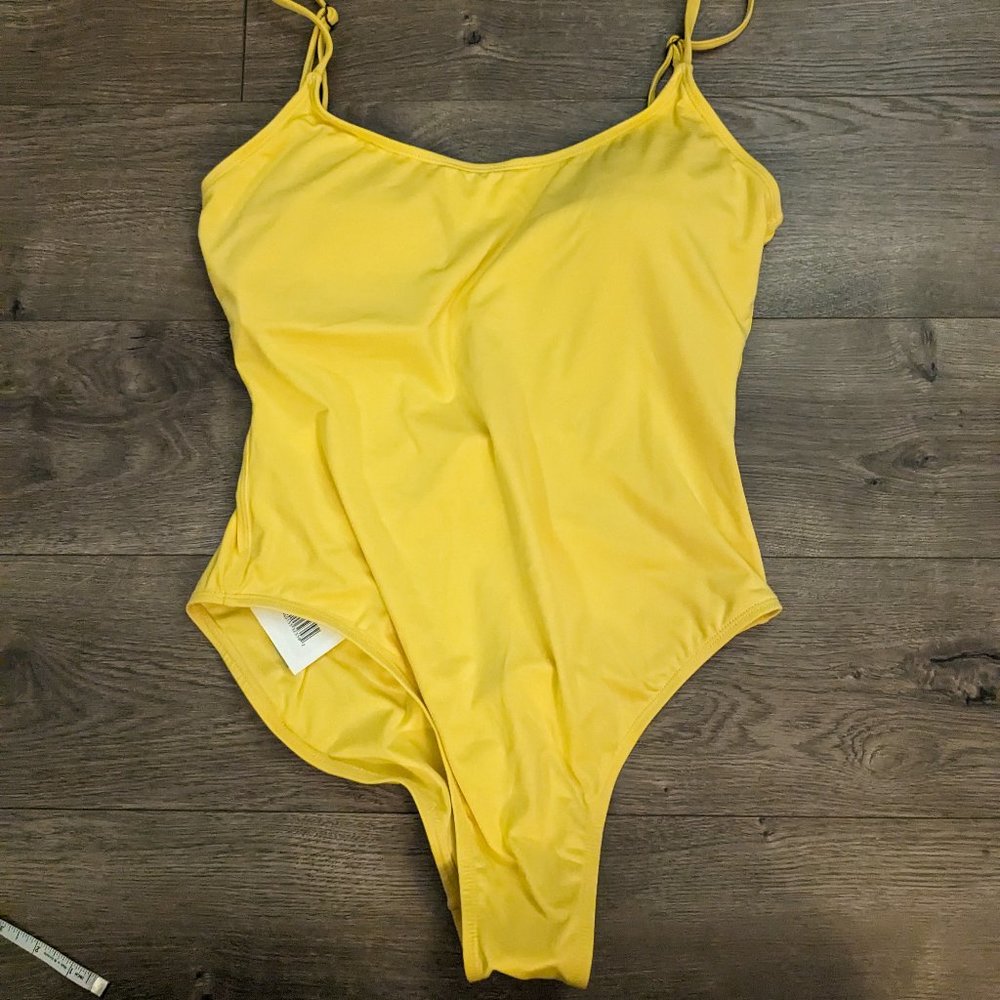 Andie Laguna Swimsuit in Yellow (Sun), size XL NWT